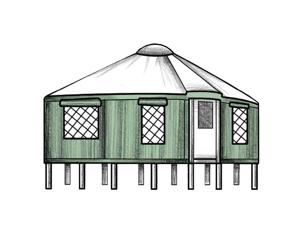 One-Bedroom Bungalow interior